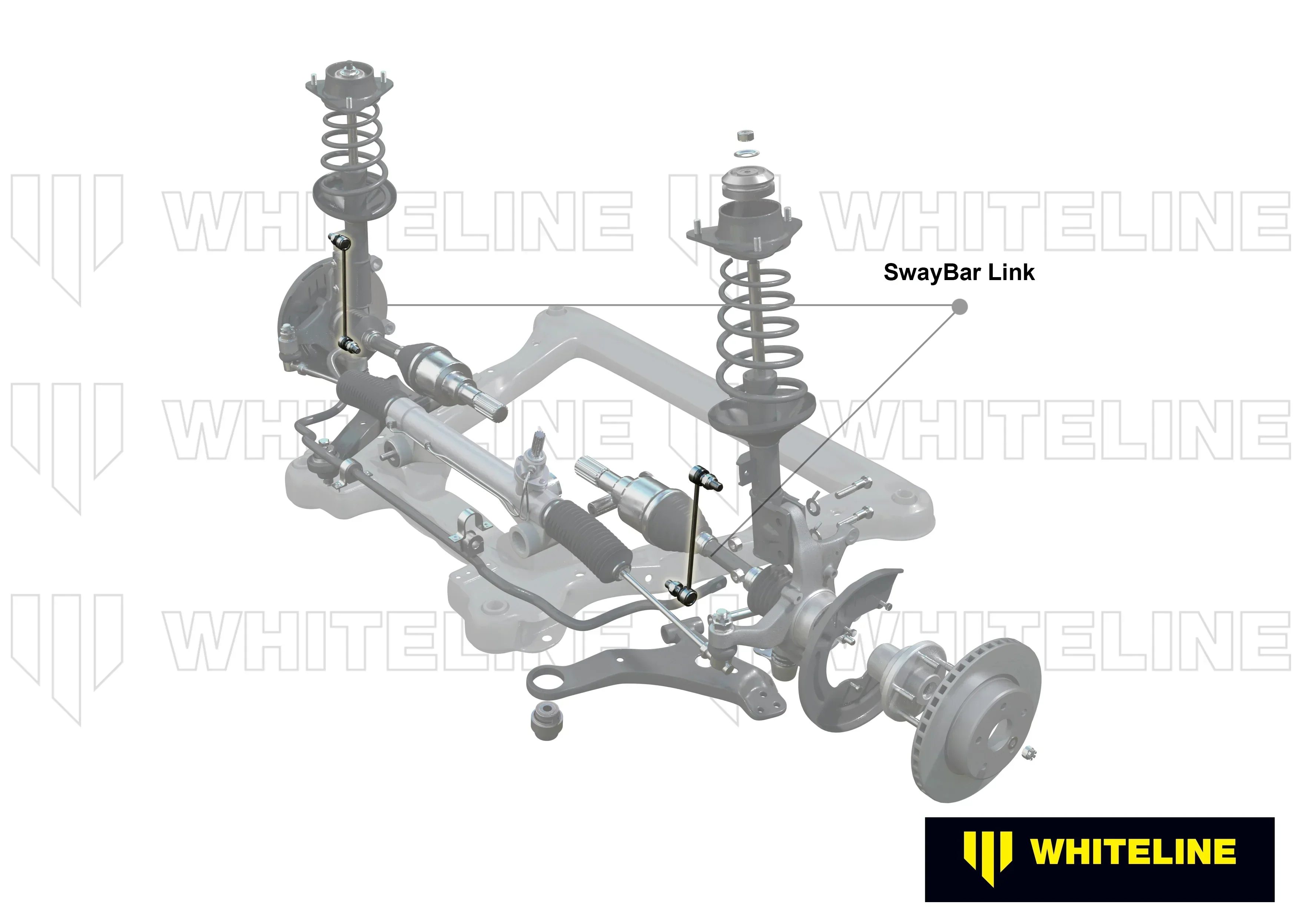 Whiteline Sway Bar End Link Kit Suzuki Grand Vitara (2005-2015) [290-315mm/ 10mm Ball Stud] Front - KLC140-295 - Image 4
