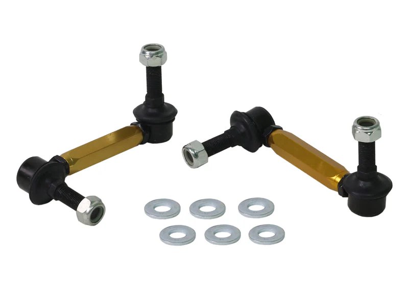 Whiteline Sway Bar End Link Kit Toyota Land Cruiser Prado 120/ 150 Series (2002-2010) [125-150mm/ 12mm Ball Stud] Rear  - KLC220 - Image 2