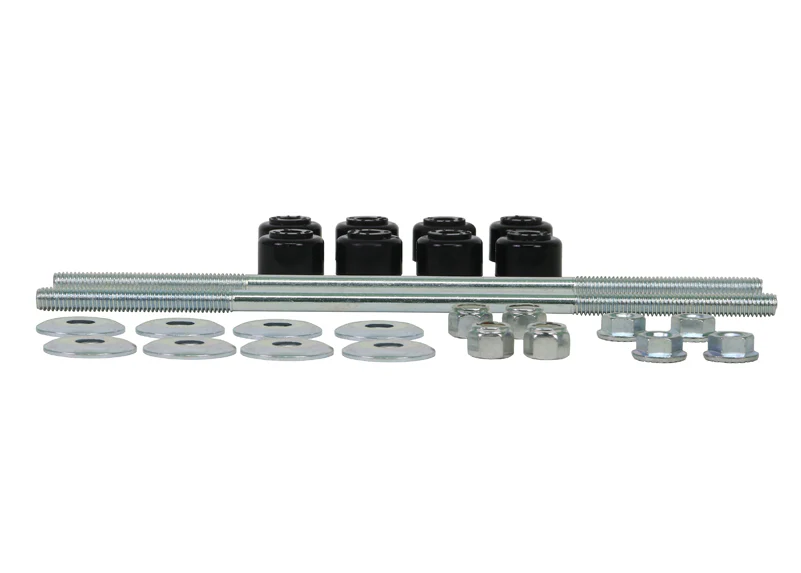 Whiteline Sway Bar Link Set (Universal Fit) 280mm Threaded Rod + Bushings - W21810S - Image 2
