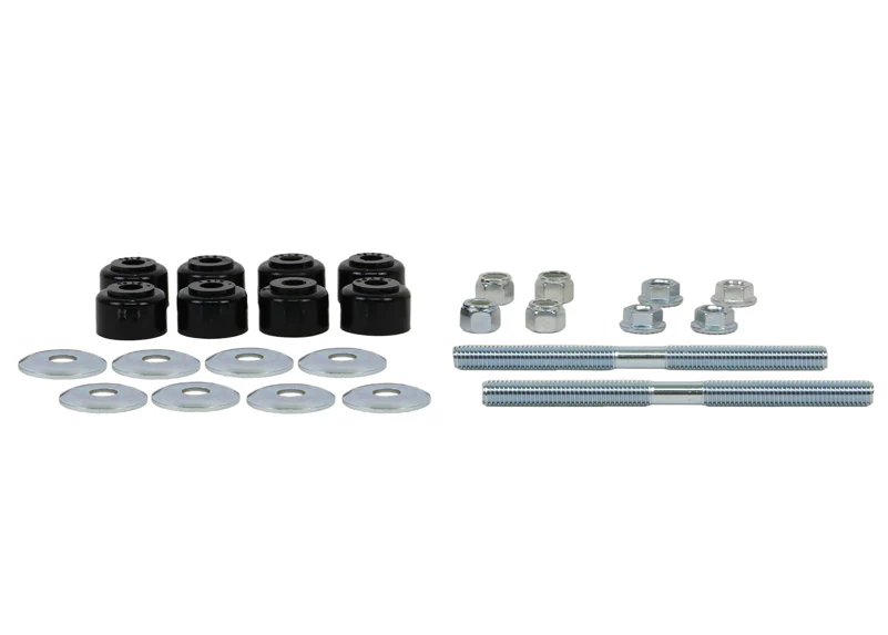 Whiteline Sway Bar End Link Set (Universal Fit) 140mm Threaded Rod + Bushings - W21806S - Image 2