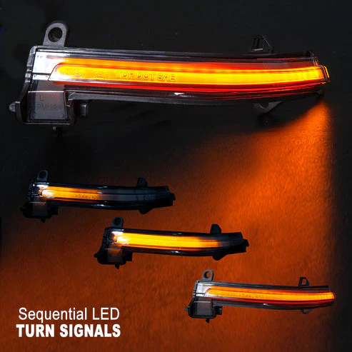 Winjet Mirror Turn Signals BMW 1 Series F20/F21 (2012-2019) Sequential Turn Signal - Smoke - Image 3
