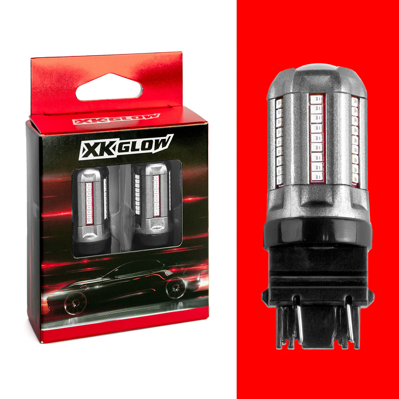 XKGlow 3156/ 3157 Bulbs (2pc) - White/ Amber/ Red