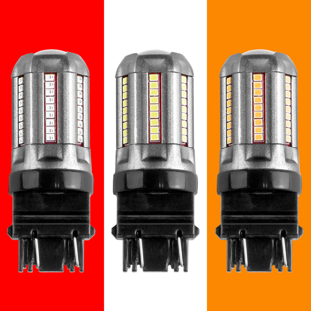 XKGlow 3156/ 3157 Bulbs (2pc) - White/ Amber/ Red - Image 2