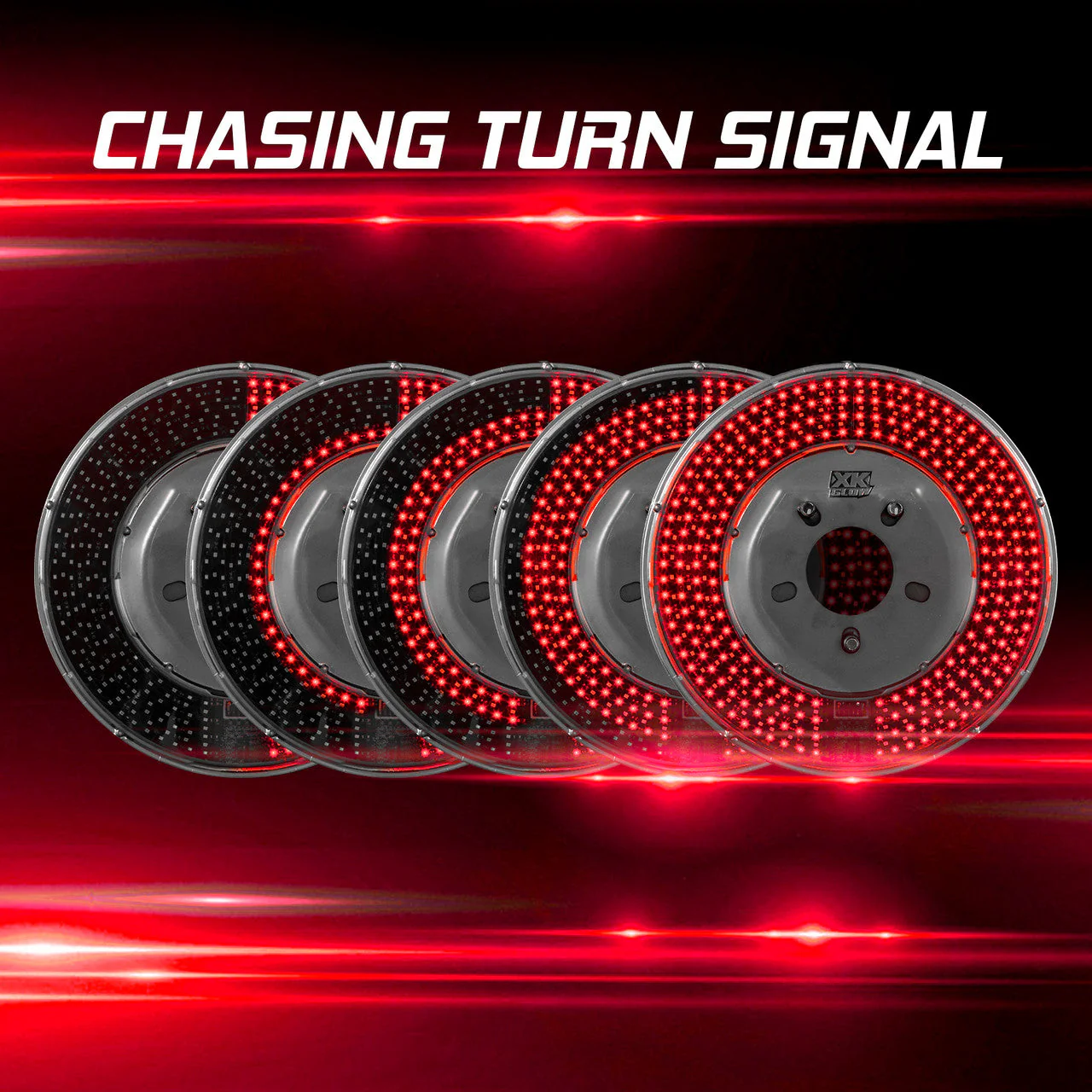 XKGlow 5th Wheel Light Ford Bronco (2021-2025) w/ Sequential Turn / Brake / Reverse - Image 3