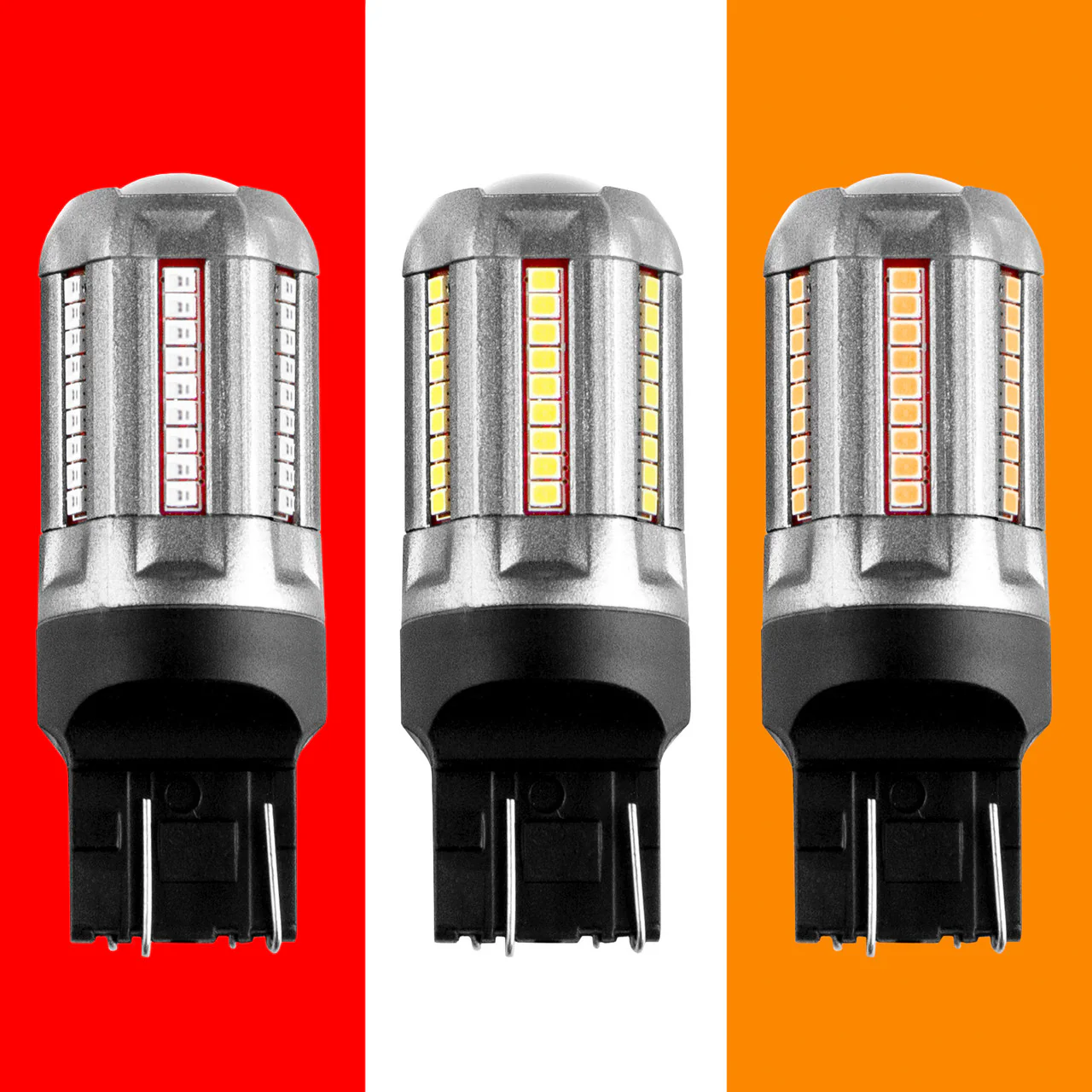 XKGlow 7440/ 7443 Bulbs (2pc) - White/ Amber/ Red - Image 2