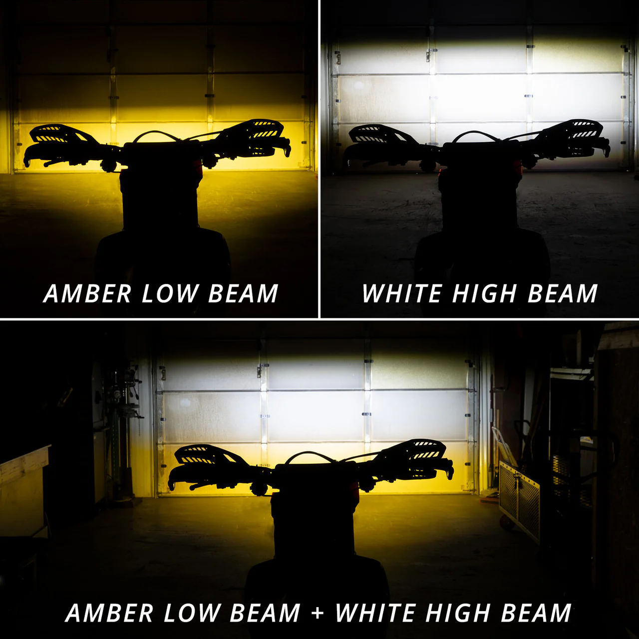 XKGlow Dual Mode LED Driving Light Kit for Motorcycles/ UTVs/ ATVs - 2inches - Image 5