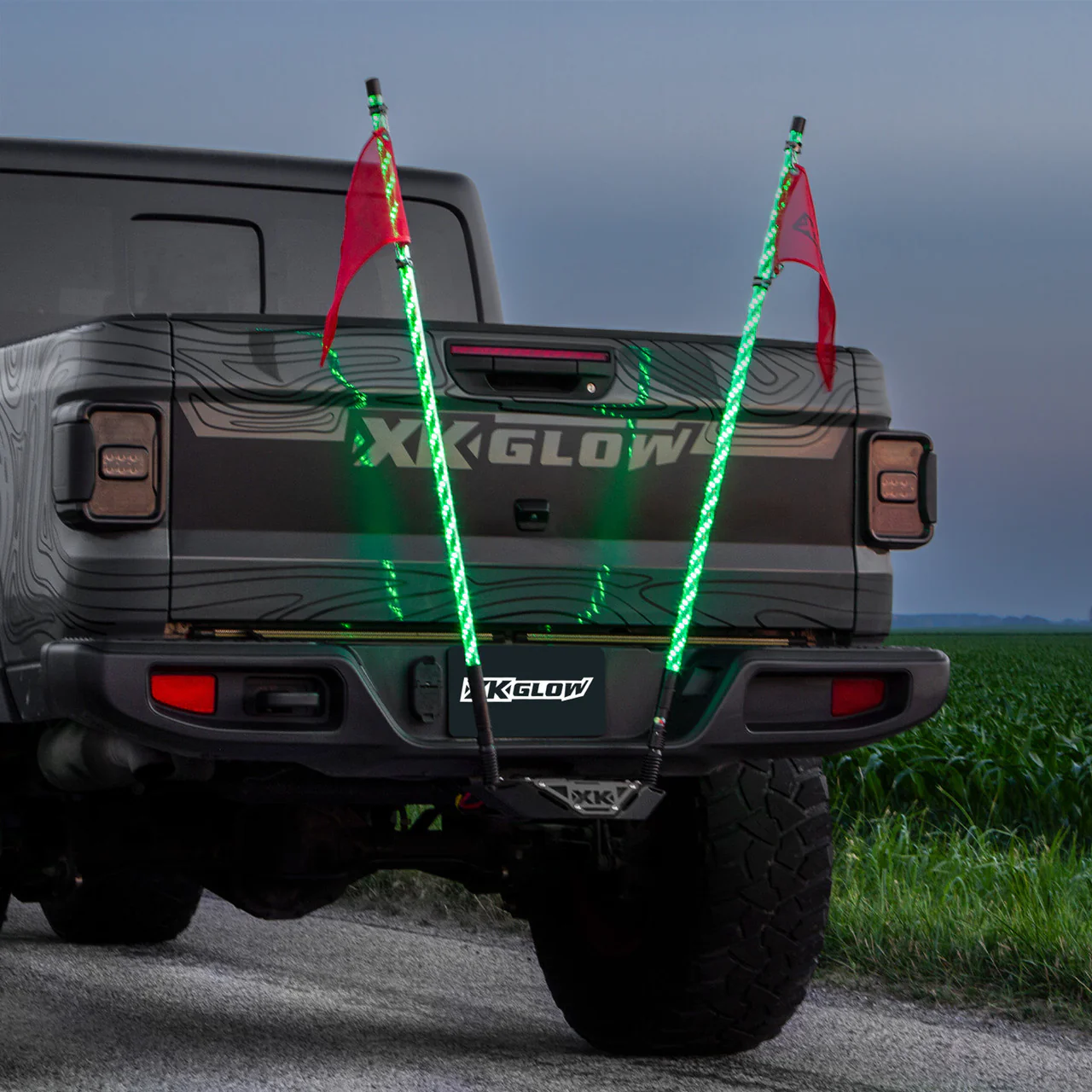 XKGlow Hitch Receiver Step & Whip Plate - Image 4