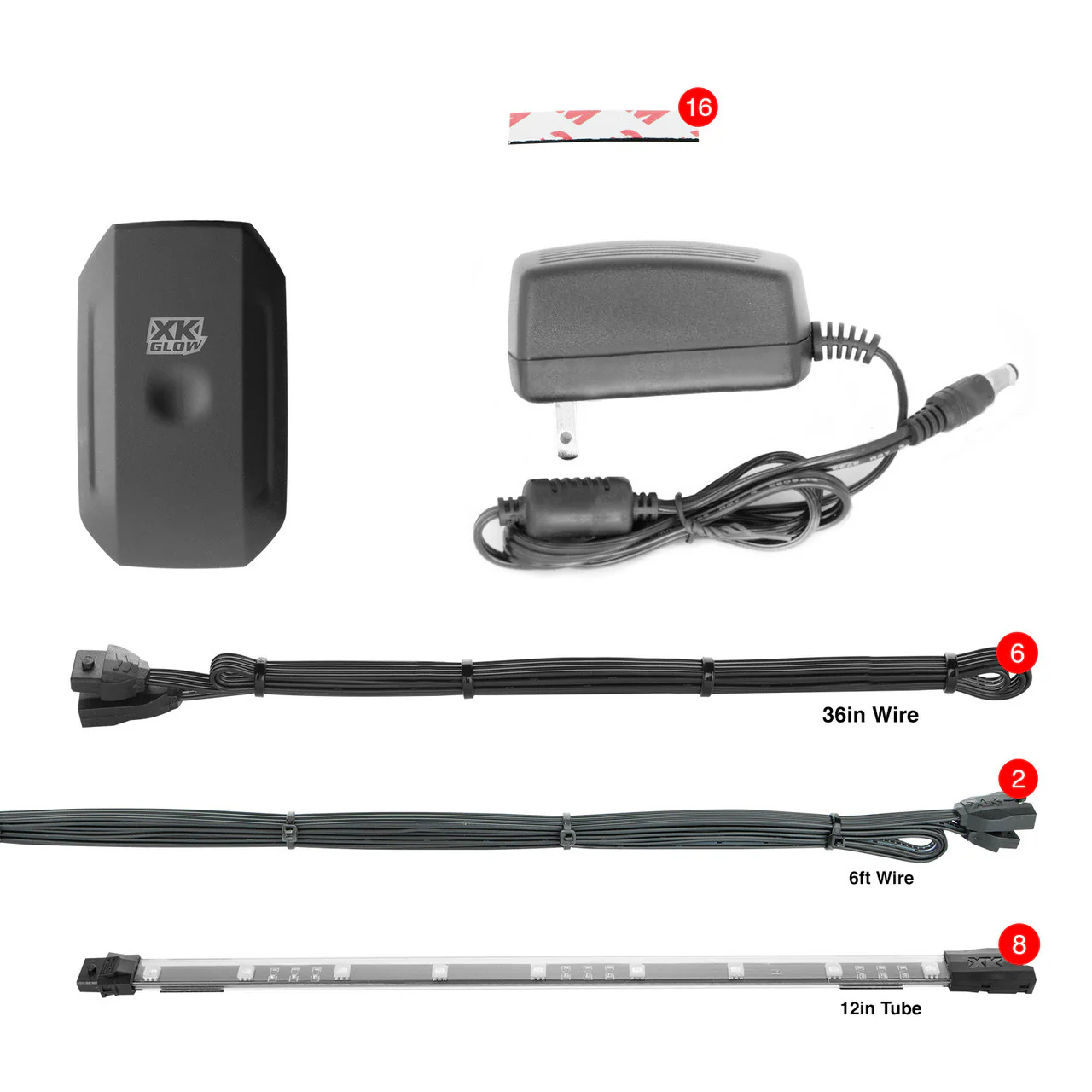 XKGlow Indoor & Outdoor Led Accent Home Light Kits w/ XKChrome Smartphone App - Tubes or Flex Strip - Image 2