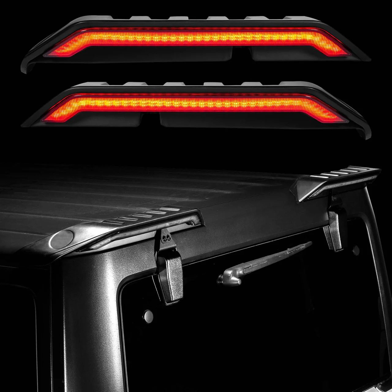 XKGlow LED High Wing Tail Light - Jeep Wrangler JK - Image 3