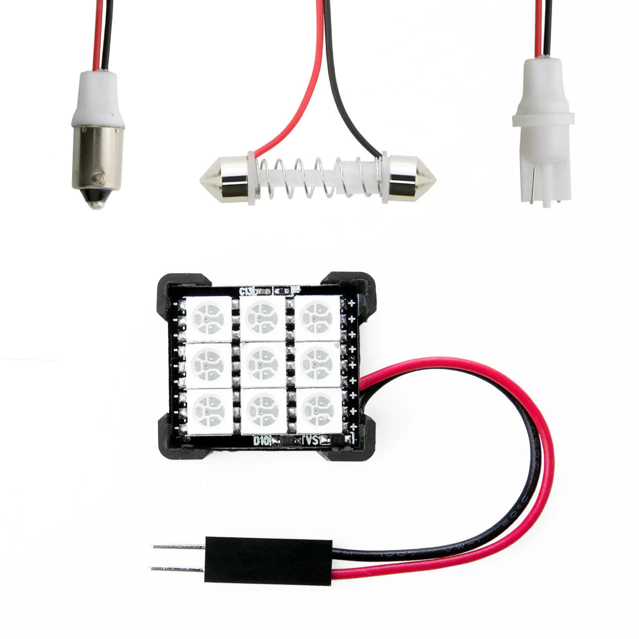XKGlow RGB Festoon LED Panel/ XKchrome Bluetooth App Controlled Dome Bulb