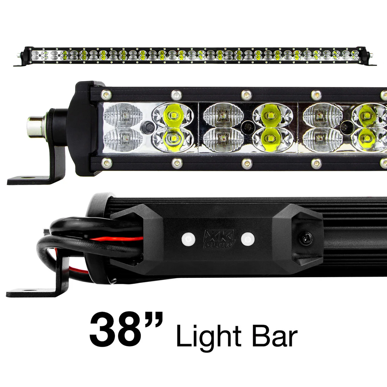 XKGlow RGBW Light Bar High Power Offroad Work/ Hunting Light w/ Built-in XKChrome Bluetooth Controller - 14/ 20/ 32/ 38/ 50 inches - Image 4