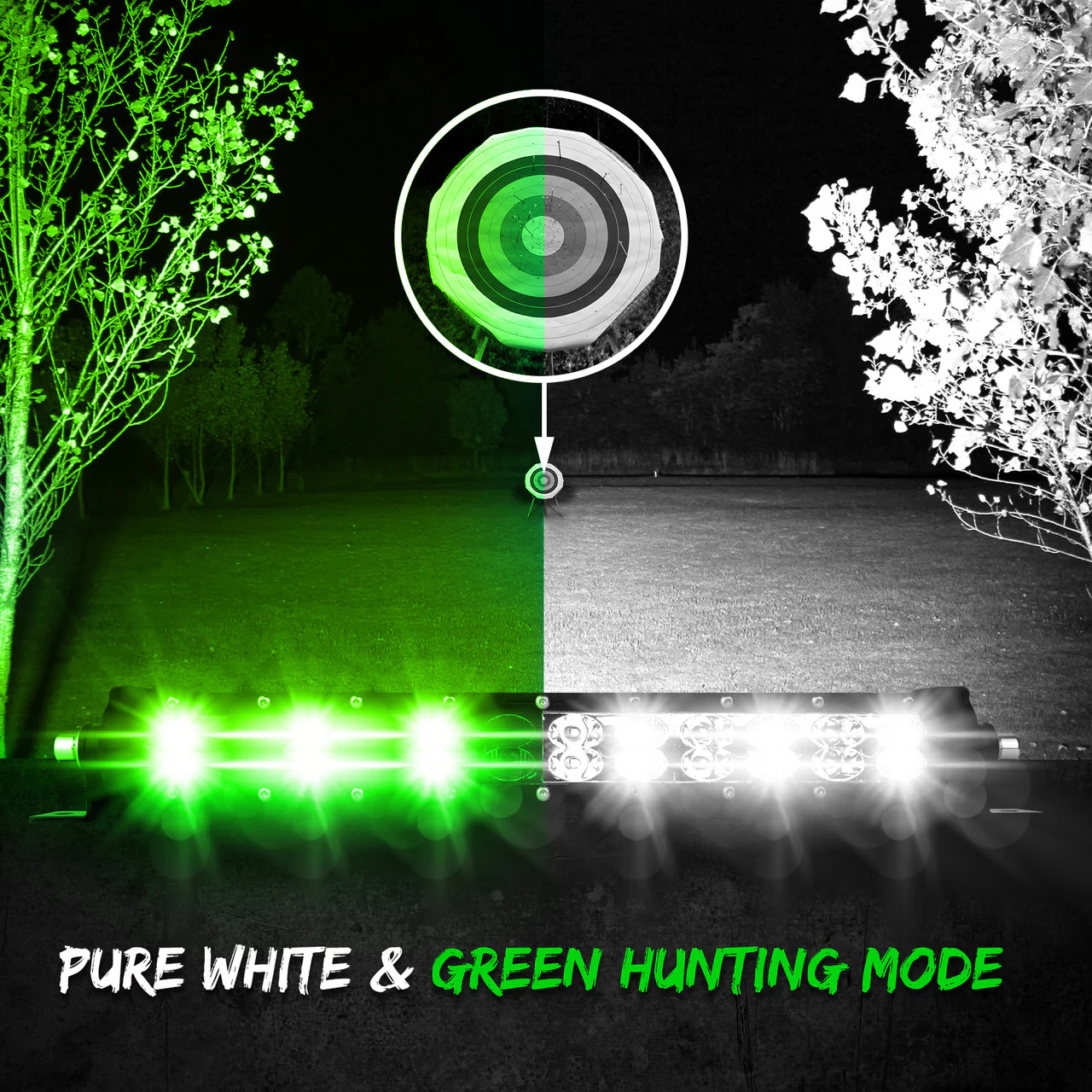 XKGlow RGBW Light Bar High Power Offroad Work/ Hunting Light w/ Built-in XKChrome Bluetooth Controller - 14/ 20/ 32/ 38/ 50 inches - Image 8