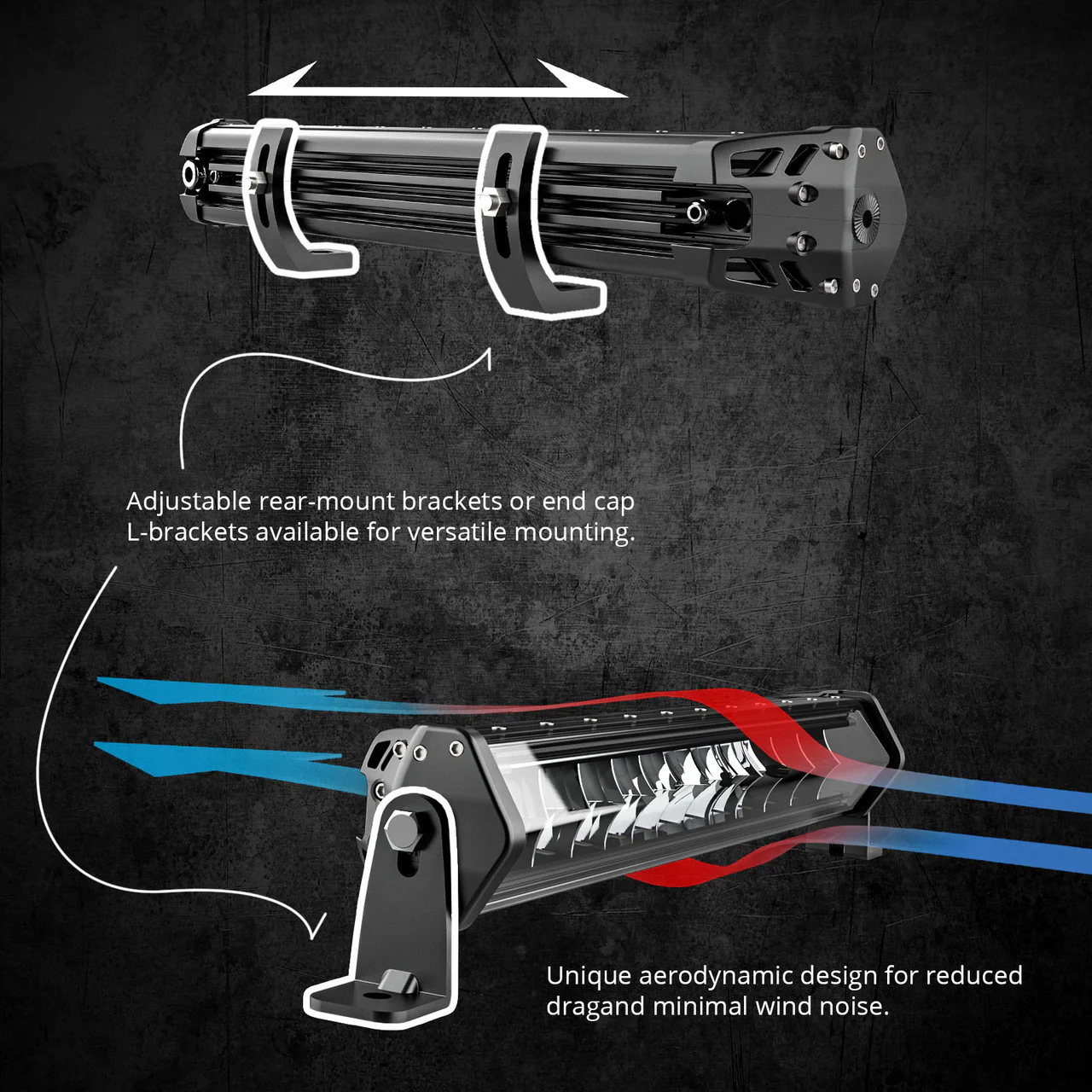 XKGlow SAR 90 Degrees Light Bar Kit Emergency Search & Rescue Light System - 20"/ 36"/ 52" Bar + Controller - Image 8