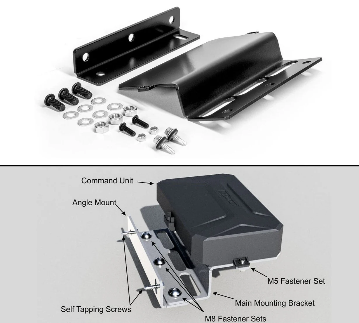 XKGlow XKcommand Hub Bracket - Universal Mounting/ Jeep Wrangler JK/ Jeep Wrangler JL & JT Gladiator