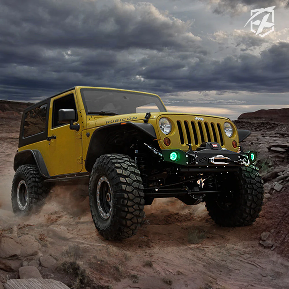 Xprite 4 Inch RGB LED Halo Fog Jeep Grand Cherokee (2011-2013) Escapade Series - Image 5