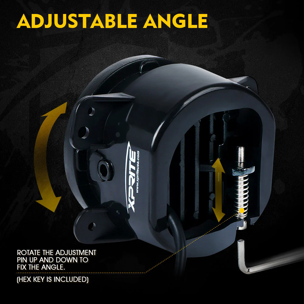 Xprite 4" LED Fog Light Chrysler PT Cruiser (2006-2010) Explore Series - Image 4