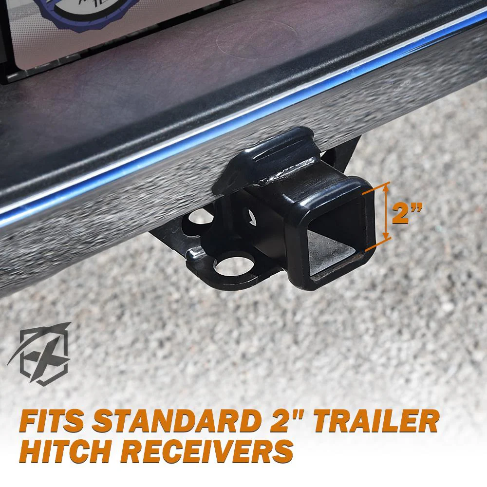 Xprite Aluminum Trailer Hitch Cover with U.S. American Flag - 2" Receivers - Image 7