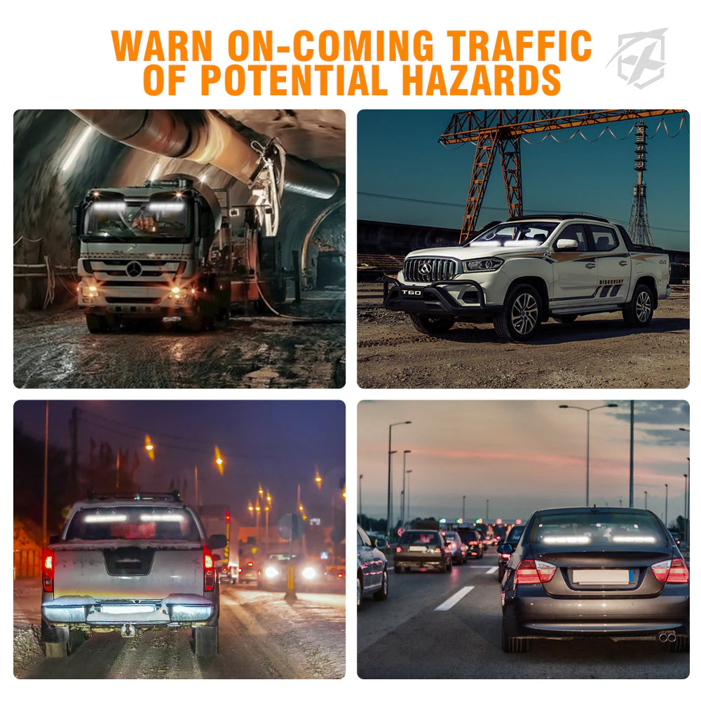 Xprite Contract G1 Series Dual LED Traffic Advisor Strobe Lights - Multiple Light Color Options - Image 10