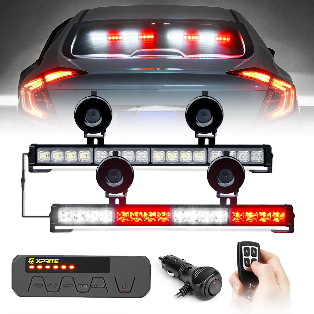 Xprite Contract G2 Series 17" Dual LED Directional Traffic Advisor Light Bars - Multiple Light Color Options - Image 2