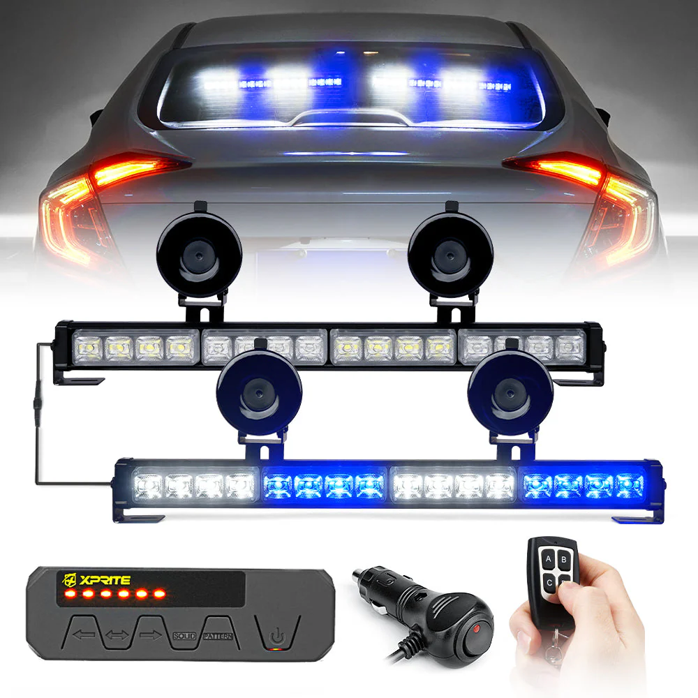 Xprite Contract G2 Series 17" Dual LED Directional Traffic Advisor Light Bars - Multiple Light Color Options - Image 3