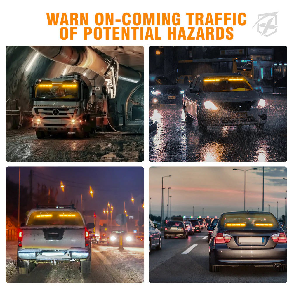 Xprite Contract G2 Series 17" Dual LED Directional Traffic Advisor Light Bars - Multiple Light Color Options - Image 9
