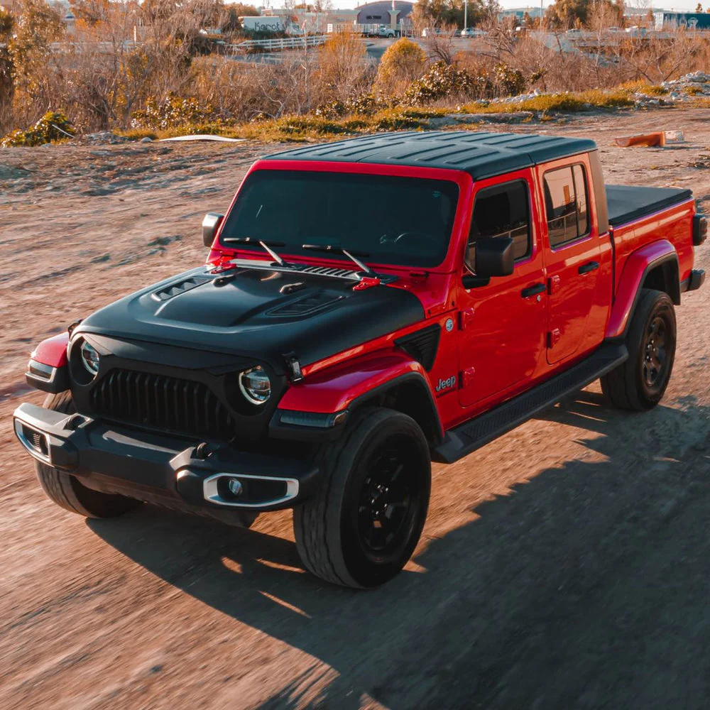 Xprite Hood Jeep Wrangler JL (18-22) [Unpainted - 10th Anniversary] w/ Functional Air Vents - Image 3