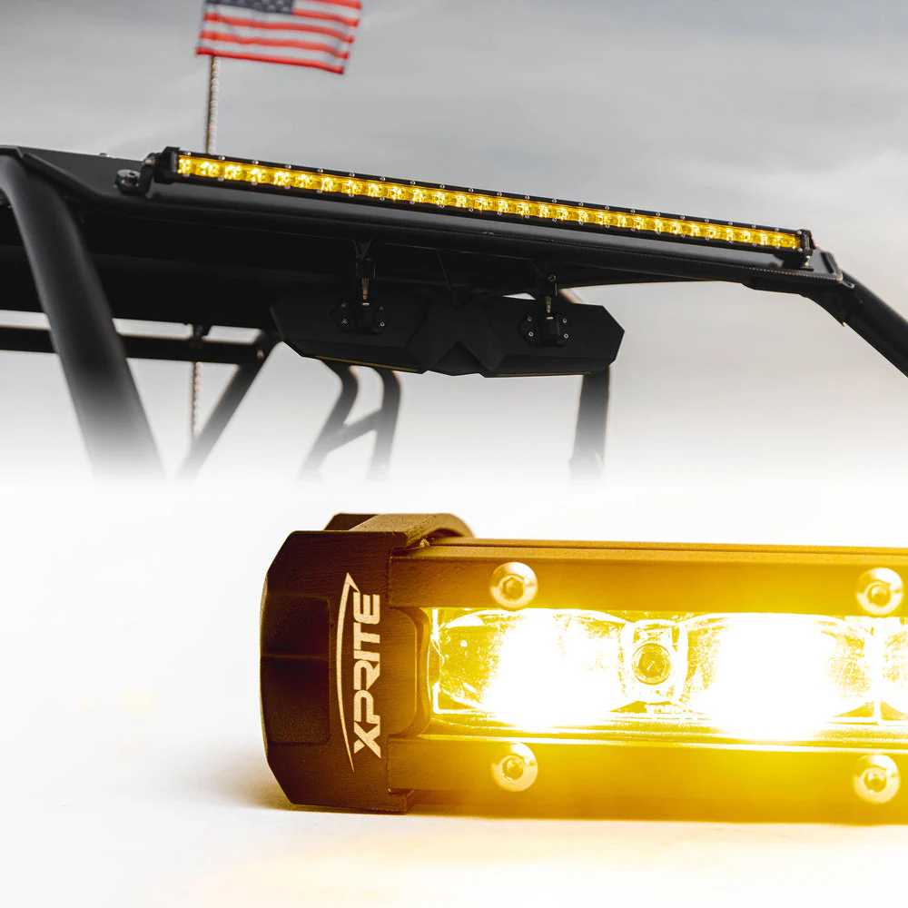 Xprite LED Light Bar [Yellow Flood Beam] Ultra Thin Astro Series - Image 3