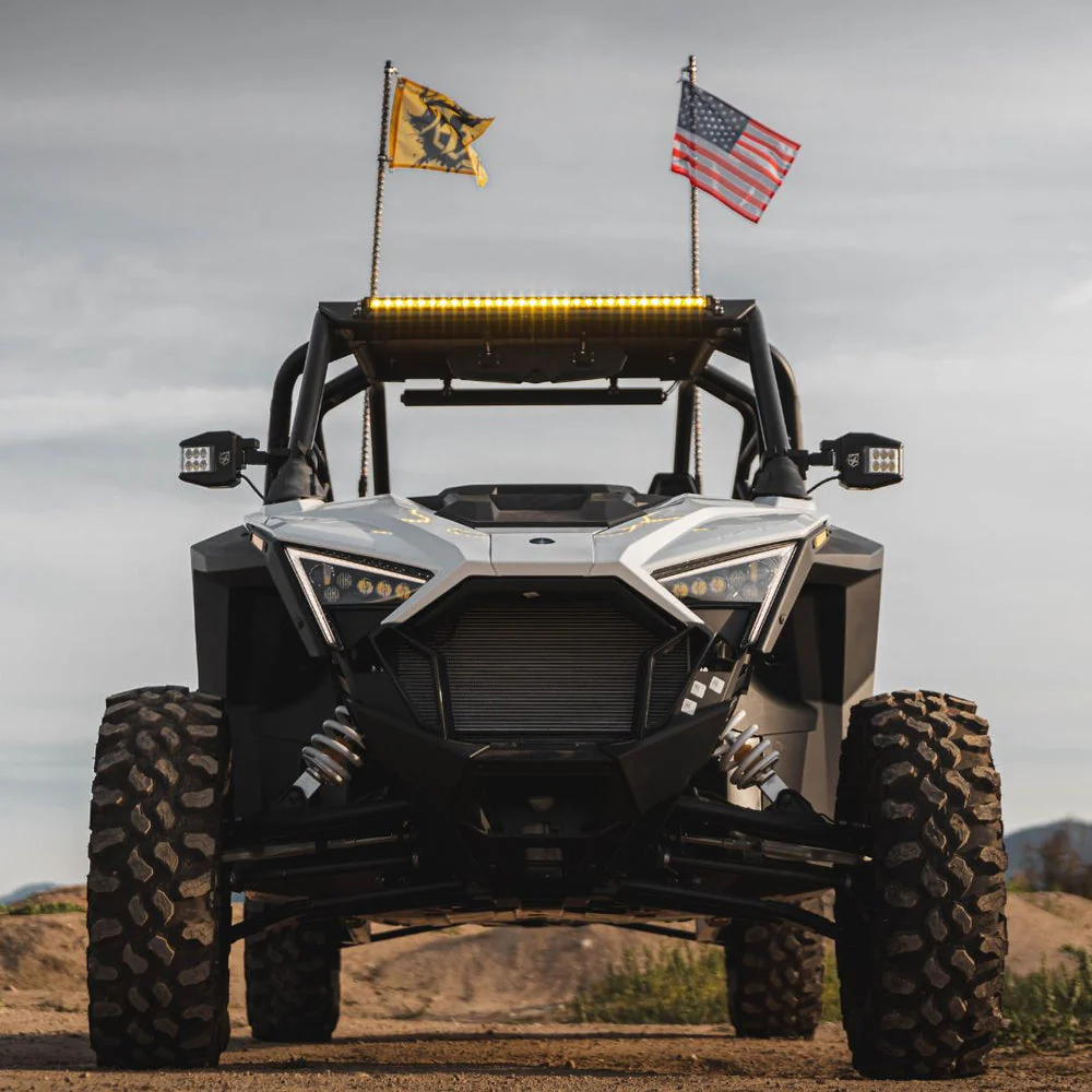 Xprite LED Light Bar [Yellow Flood Beam] Ultra Thin Astro Series - Image 7