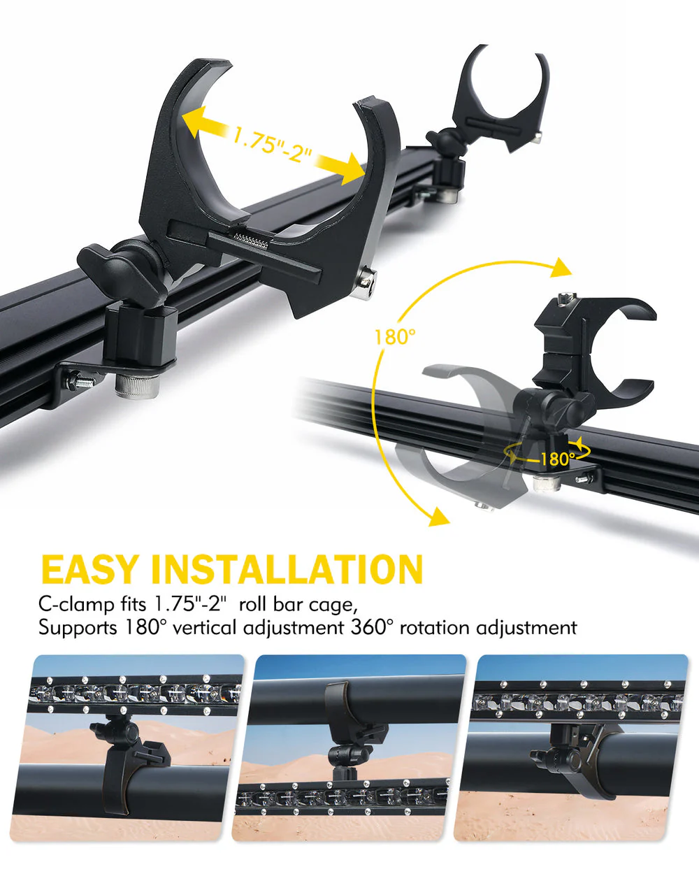 Xprite SL Series 25.5" Slim LED Rear Chase Light Bar - Multiple Light Color Options - Image 6