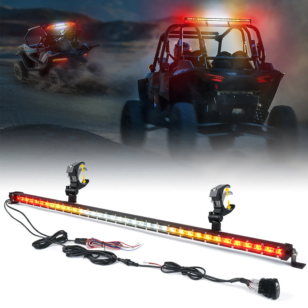 Xprite SL Series 38" Slim LED Rear Chase Light Bar - Multiple Light Color Options