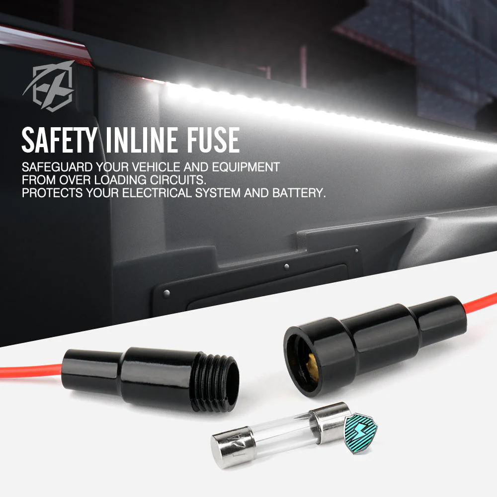 Xprite Spire 3 Series White LED Truck Bed Light Strips - 3 x 60" LED strips - Image 4