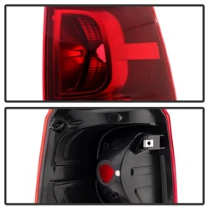 Xtune LED Tail Light Chevy Avalanche (07–13) OEM-Style w/ Red Lens & Chrome Housing - Driver or Passenger Side - Image 4