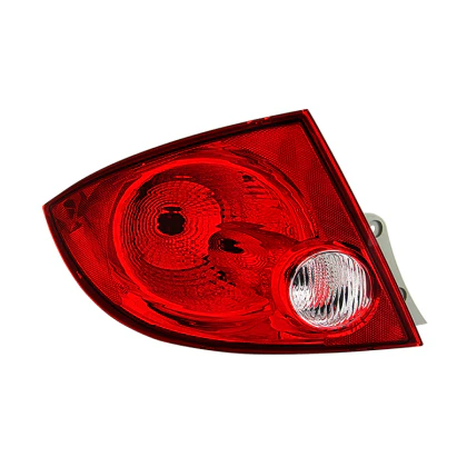 Xtune LED Tail Light Chevy Cobalt Sedan (05-10) OEM Style w/ Red Lens & Chrome Housing