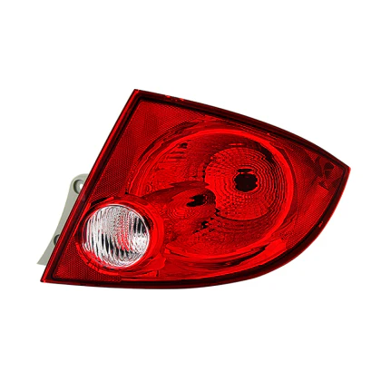 Xtune LED Tail Light Chevy Cobalt Sedan (05-10) OEM Style w/ Red Lens & Chrome Housing - Image 2