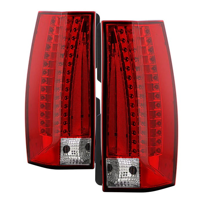 Xtune LED Tail Lights Cadillac Escalade (2007–2014) OEM-Style w/ Clear Lens