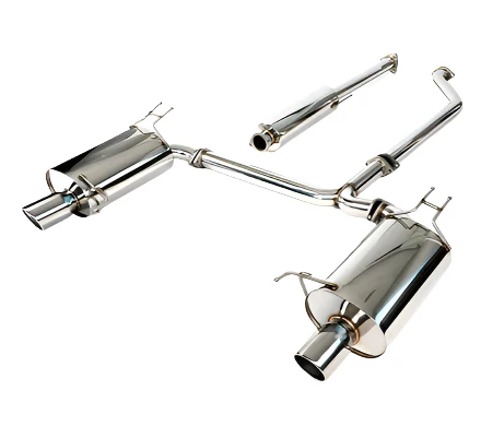 Yonaka Exhaust Acura TSX 2.4 (2009-2014) 2.5" Dual Muffler Catback w/ 3.5" Tips