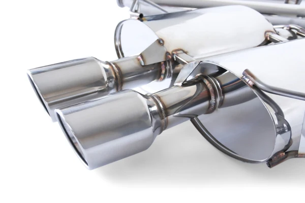 Yonaka Exhaust Honda Civic Type-R FK8 (2017-2021) 3" Dual Muffler Catback w/ 4" Dual Tip Polished - Image 2